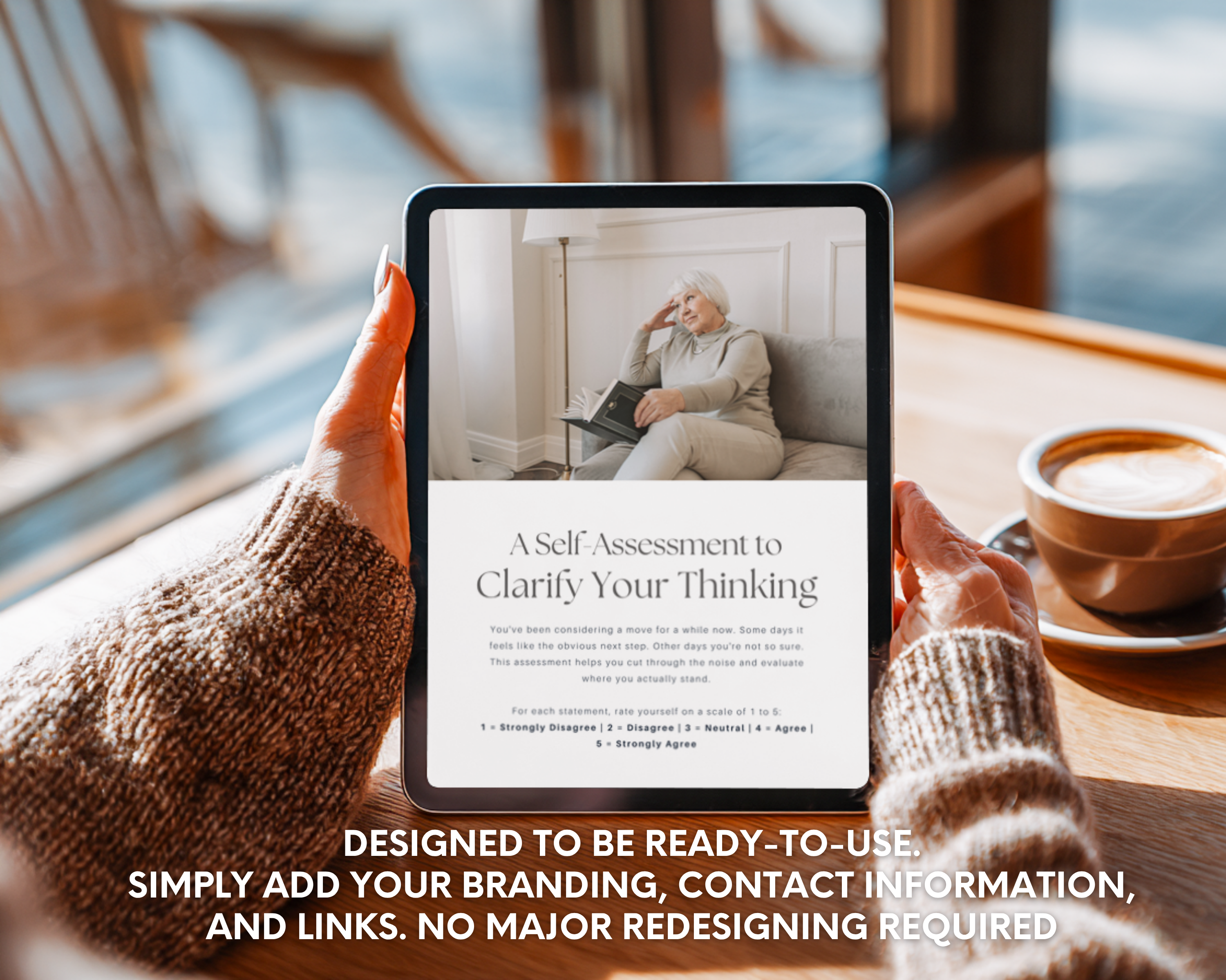 Downsizing Guide - Peaceful Design Style - Real Estate Templates