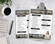 Classic Cleaning Before Closing Checklist