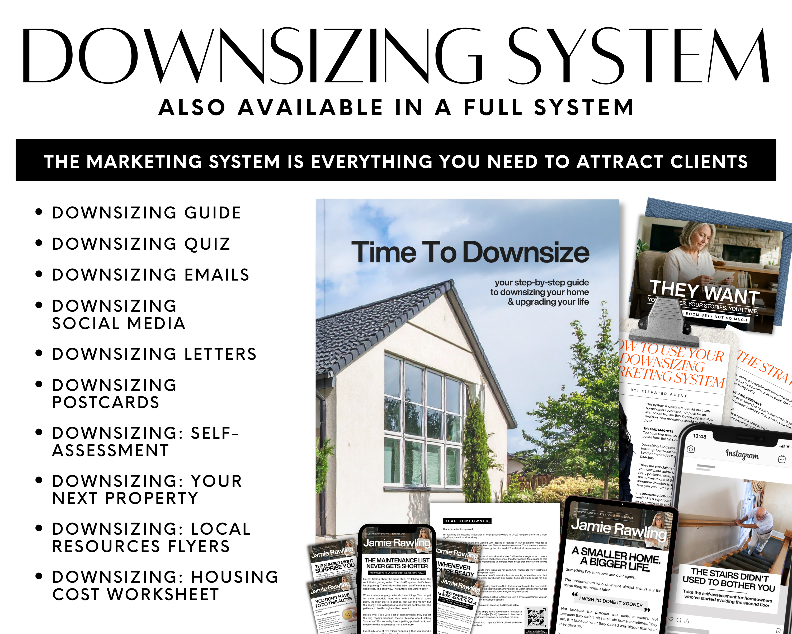 Downsizing Guide - Classic Design Style - Real Estate Templates