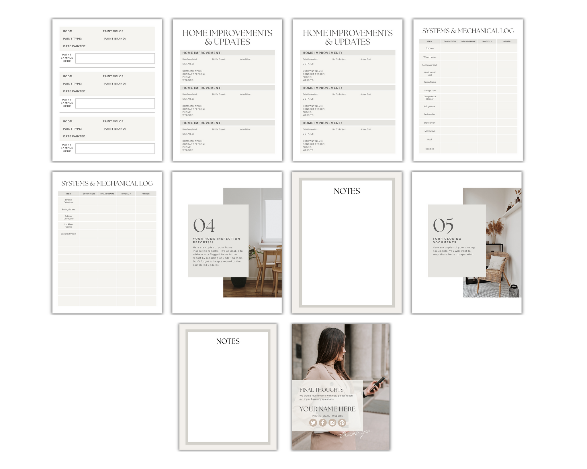 Welcome Home Closing Packet - Peaceful Design Style – Elevated Agent