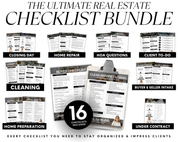 Real Estate Checklist Bundle - Classic Design Style