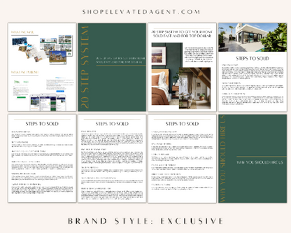 Pre-Listing Presentation - Exclusive Brand Style