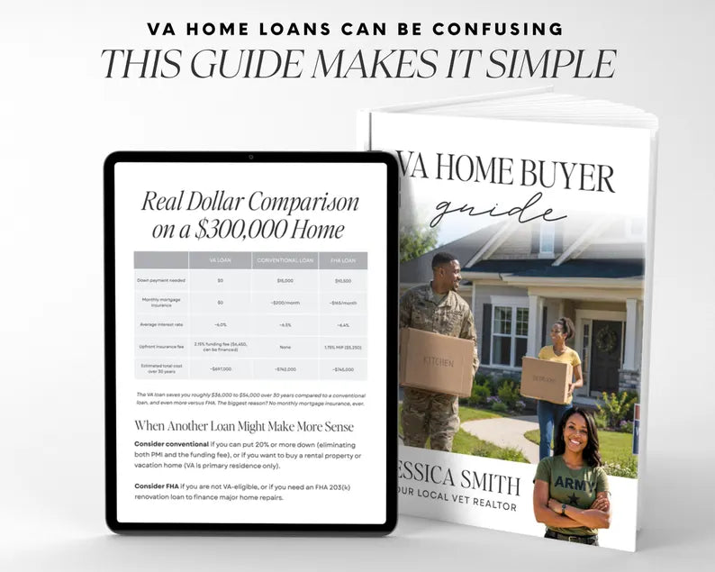 Real Estate VA Homebuyer Guide Template - Veterans Affairs