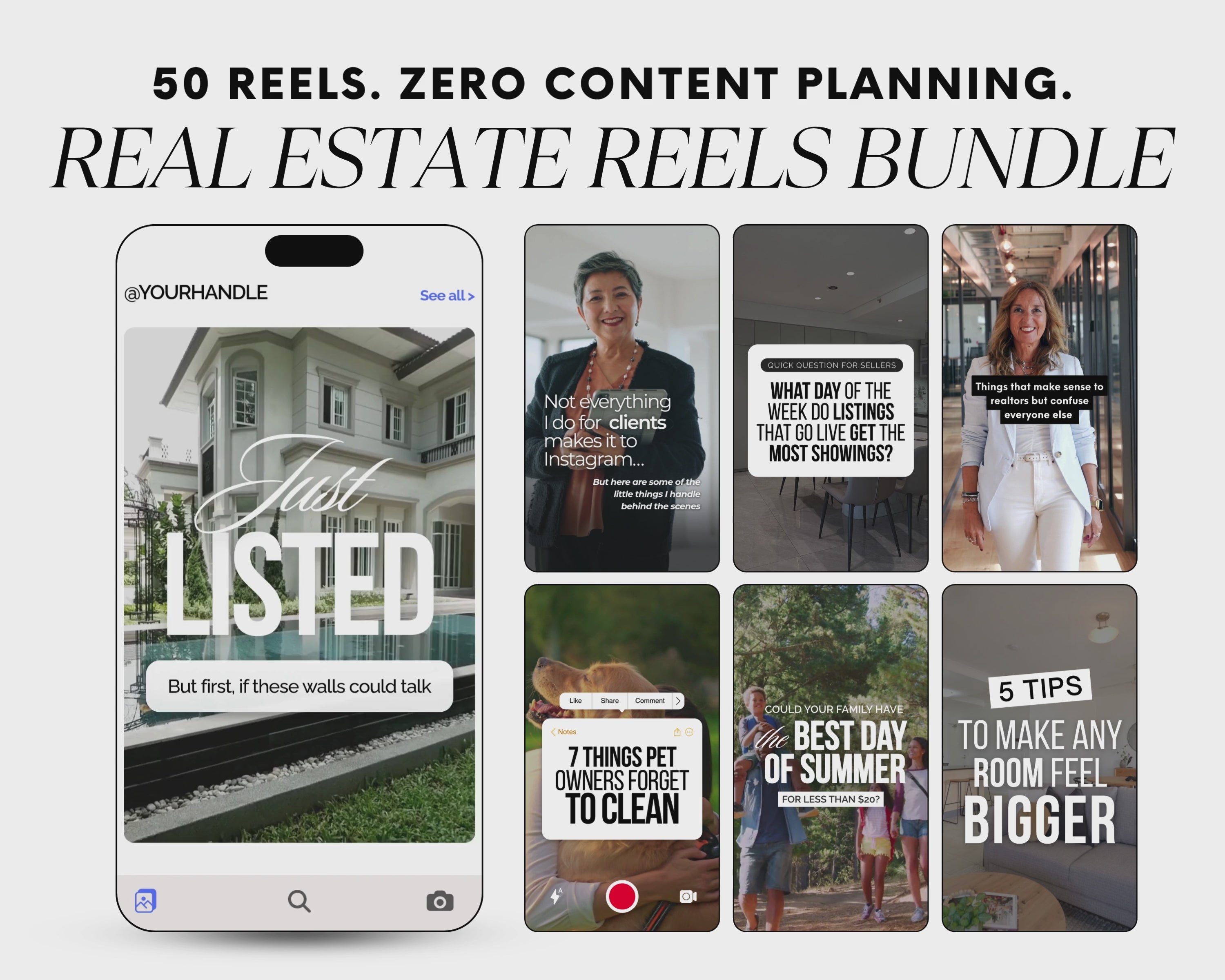 Reel Bundle 1 - Real Estate Template