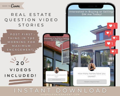 Real Estate Story Templates