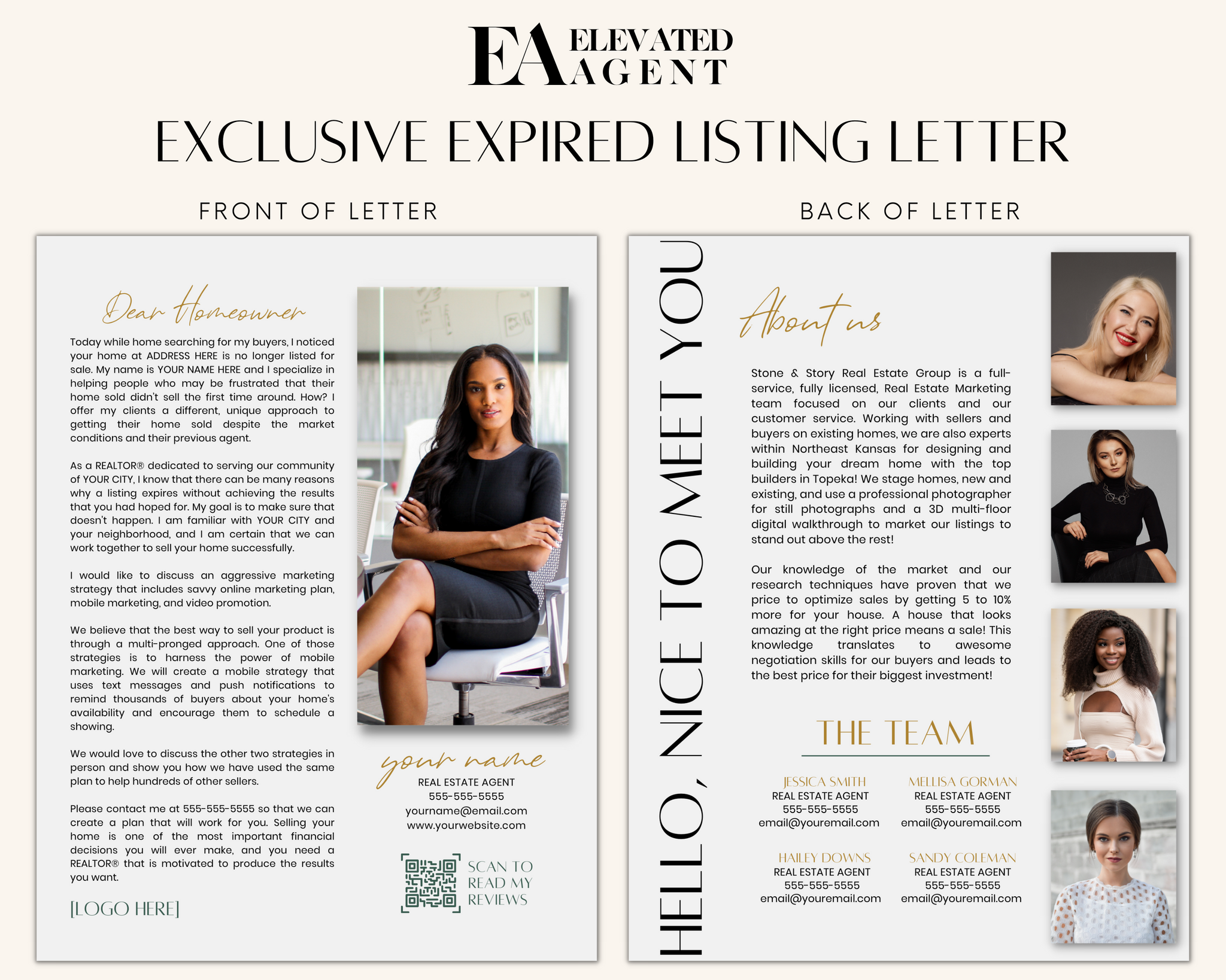 Expired Listing Letter - Exclusive – Elevated Agent