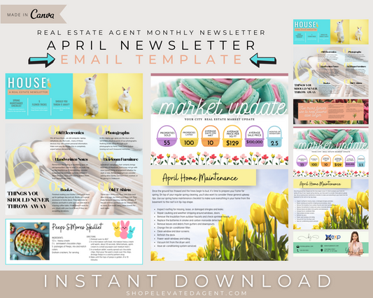 Real Estate Template for Email Newsletter Real Estate Newsletter Template for Realtors Real Estate Email Newsletter Template