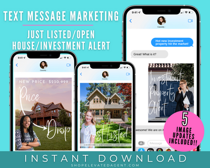 Just Listed Text Message Template