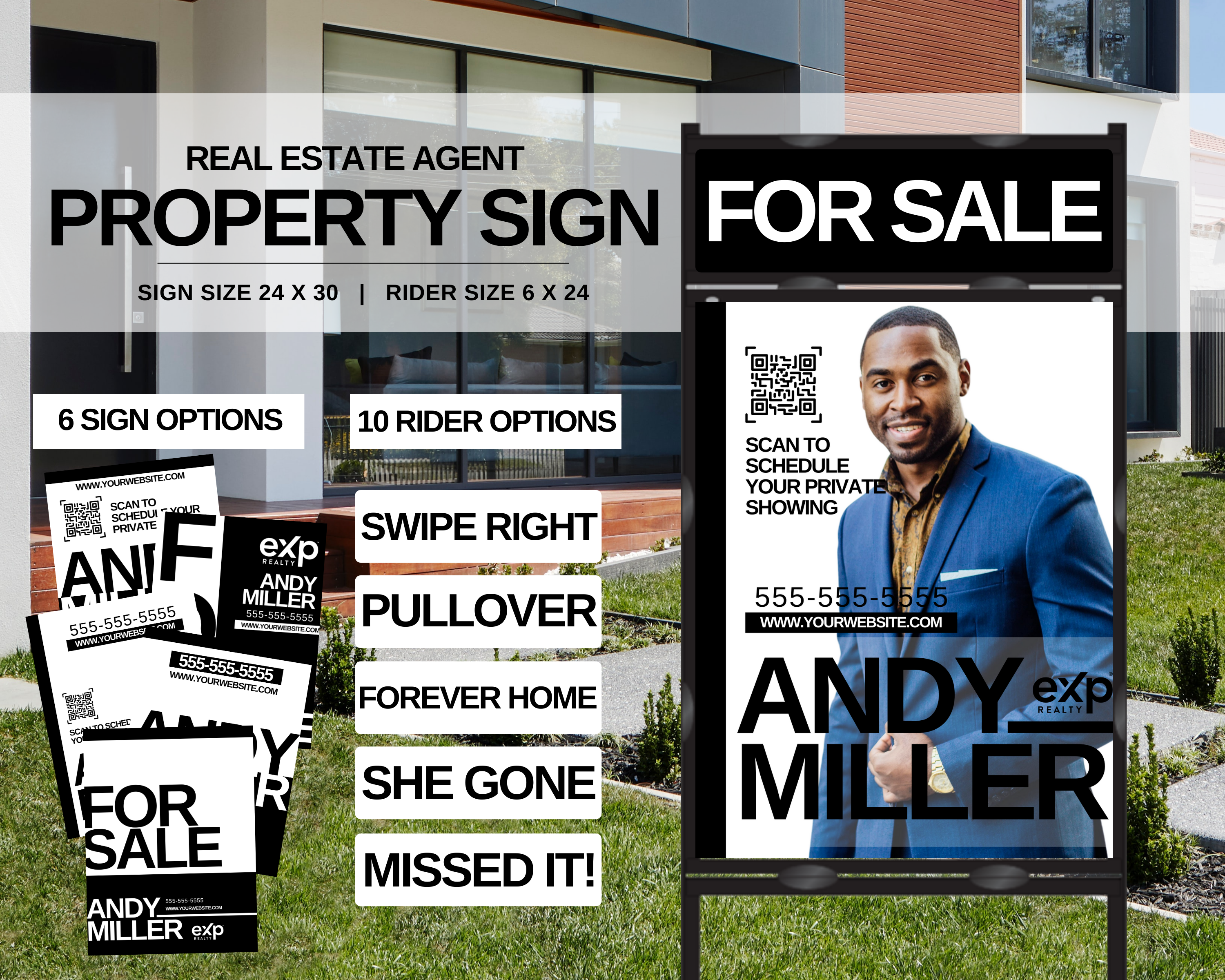 Real Estate Yard Sign 2 - Real Estate Template – Elevated Agent
