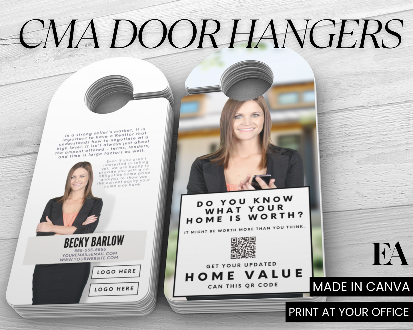 Real Estate Template – CMA Door Hanger 