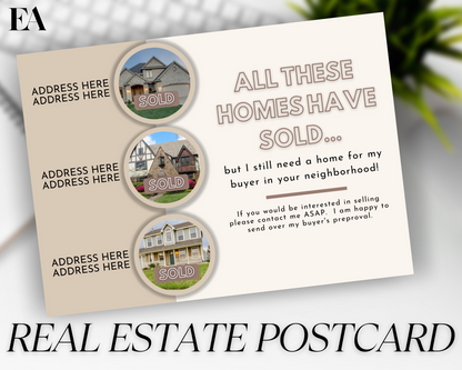 Real Estate Farming Postcard - Real Estate Template