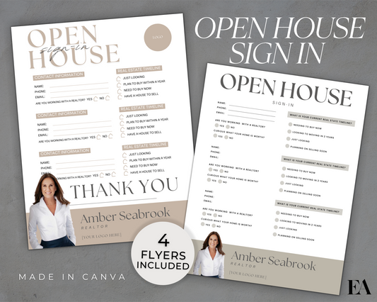 Real Estate Open House Template for Open House Sign-In Sheet Template for Real Estate Open House Farming for Open Houses