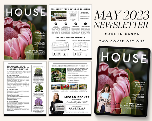 Real Estate Template – May Newsletter 8.5 x 11