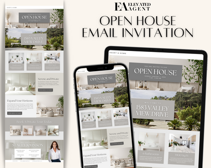 Open House Email Peaceful