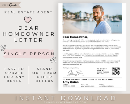 Home Buyer Letter Template - Modern Brand Style
