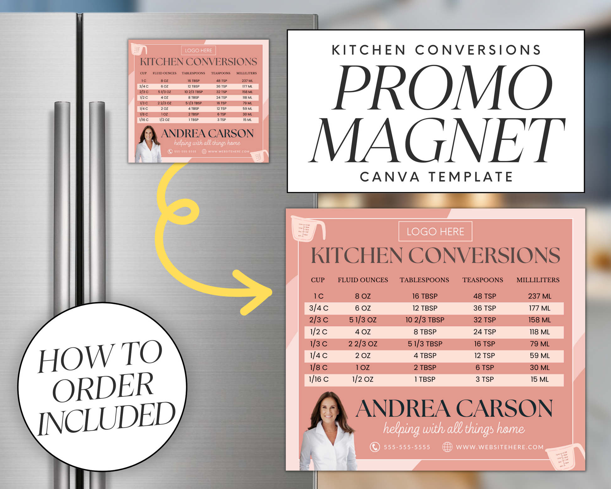 Real Estate Template – Promo Magnet with Kitchen Conversions 6