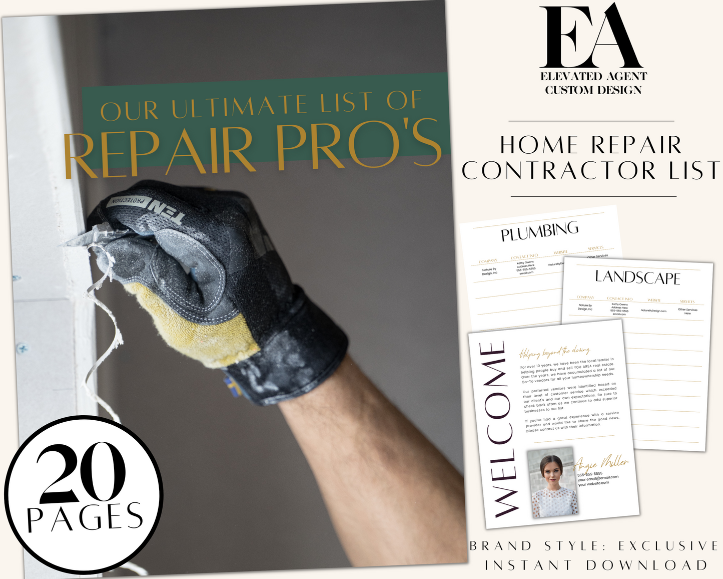Home Repairman List - Professional Contractors - Exclusive Brand Style