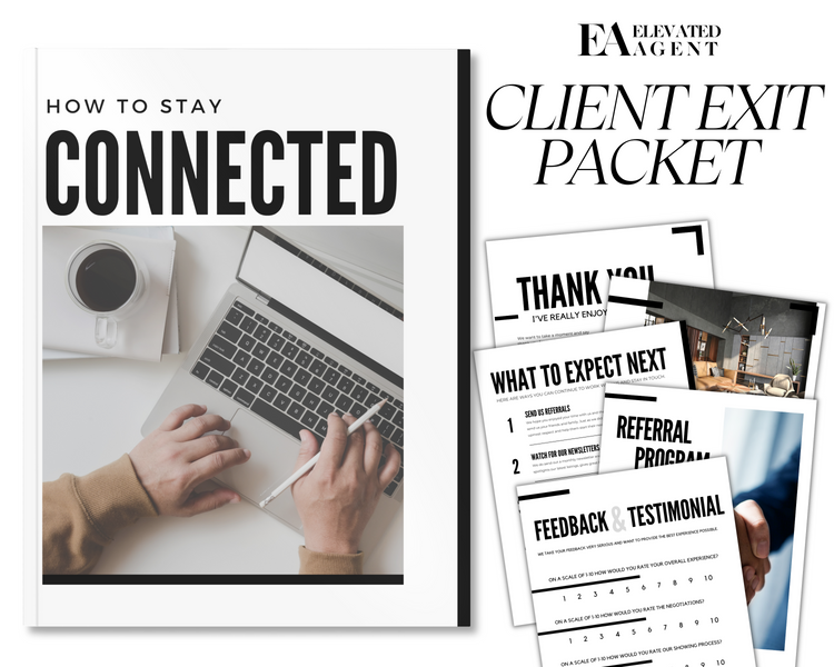Client Exit Case Study Example Client Exit Packet Real Estate Template Minimal Brand Style – Elevated ...