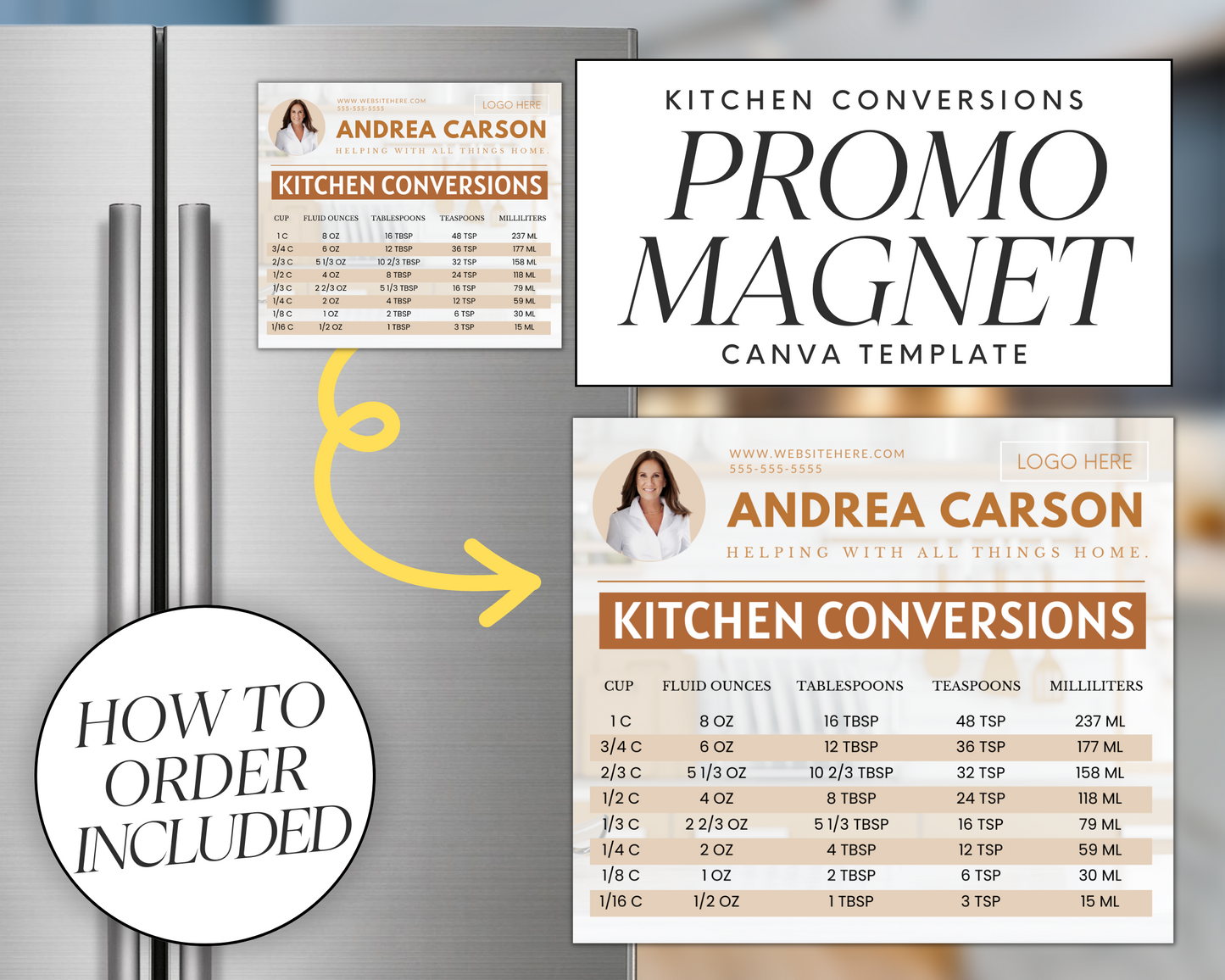Real Estate Template – Promo Magnet with Kitchen Conversions 4