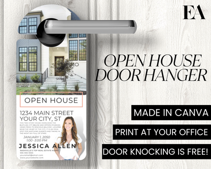 Real Estate Template – Door Hanger Open House