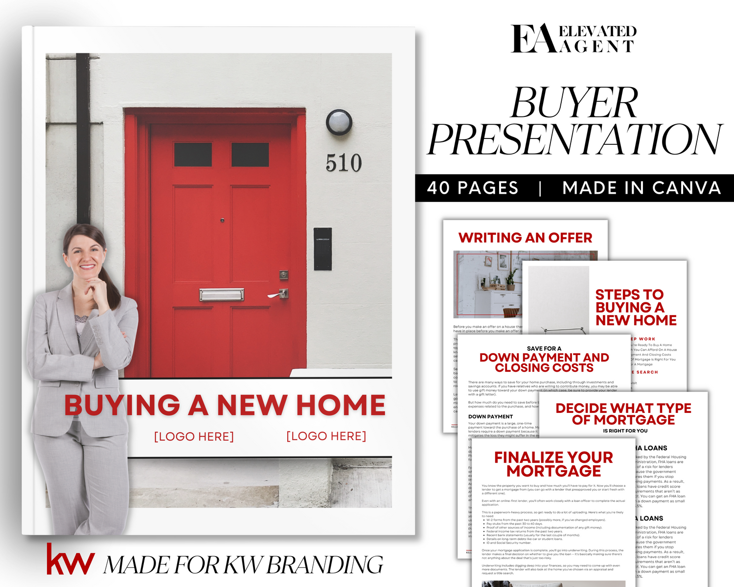 KW Buyer Presentation Real Estate Template Elevated Agent