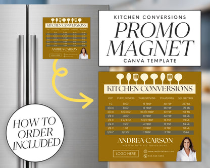 Real Estate Template – Promo Magnet with Kitchen Conversions 8 