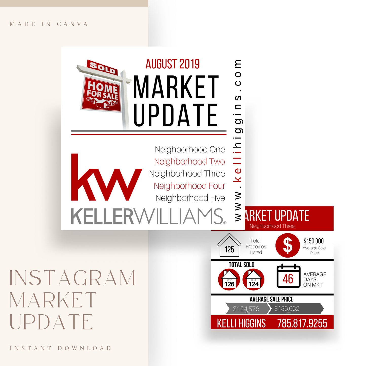 Real Estate Instagram Housing Update Post