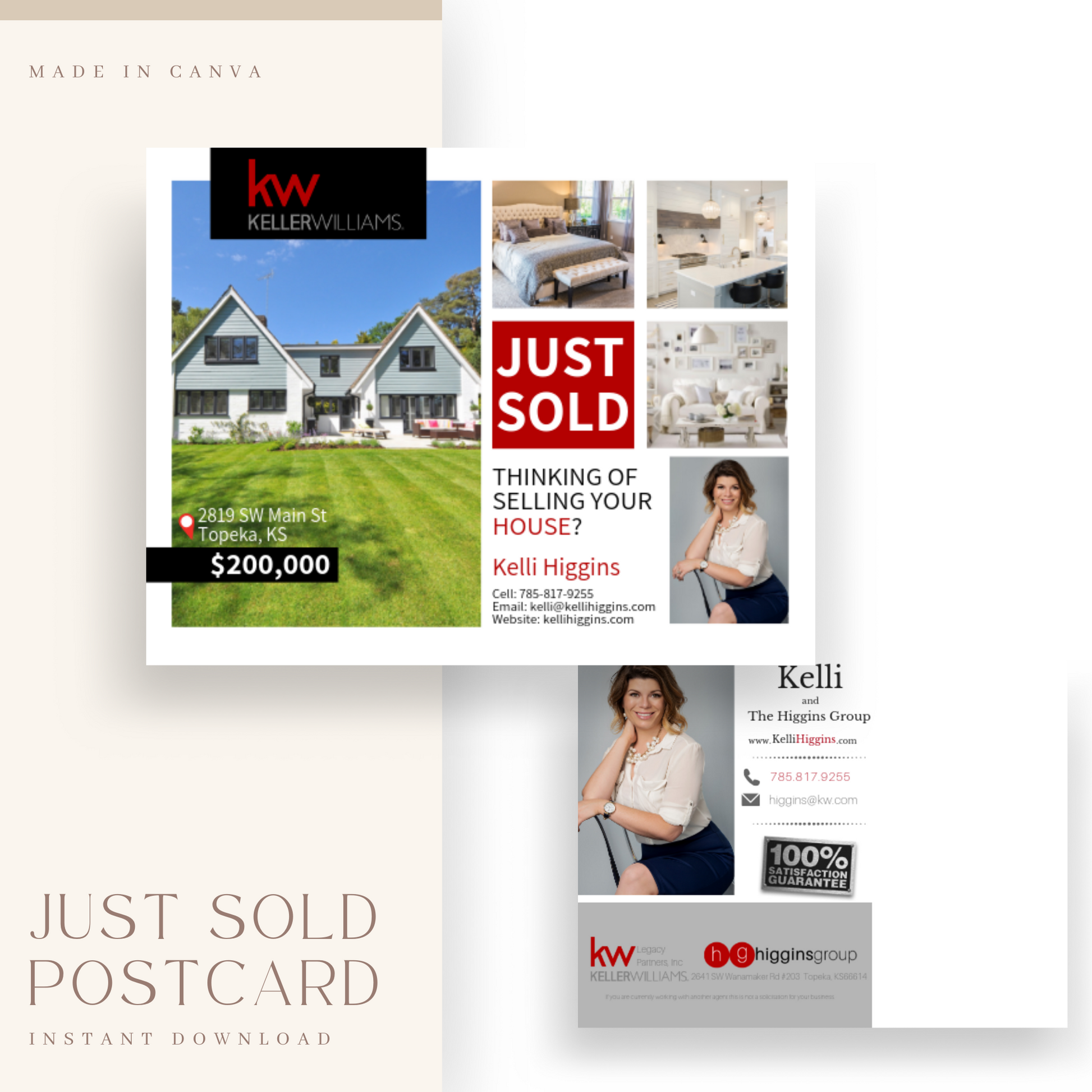 Real Estate Template – Real Estate Postcard - Sold 