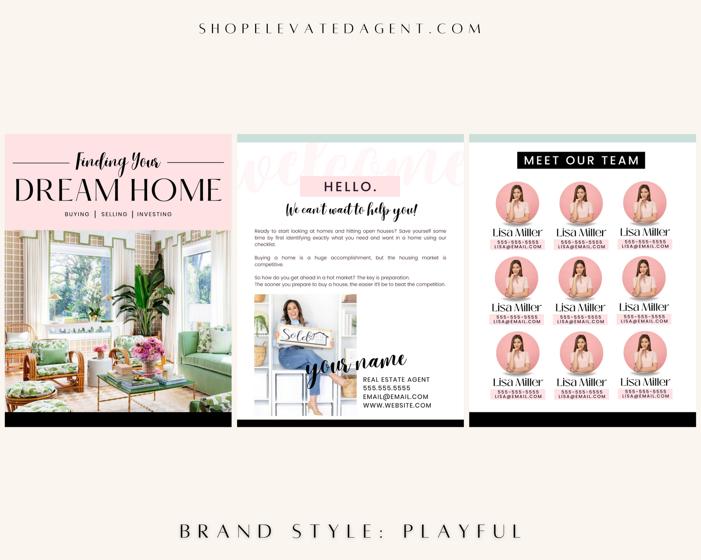 Dream Home Checklist - Playful Brand Style