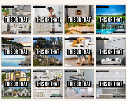 Real Estate Social Media Template for This or That Social Media Post Real Estate Opt-in Template for Instagram Real Estate Post Template 