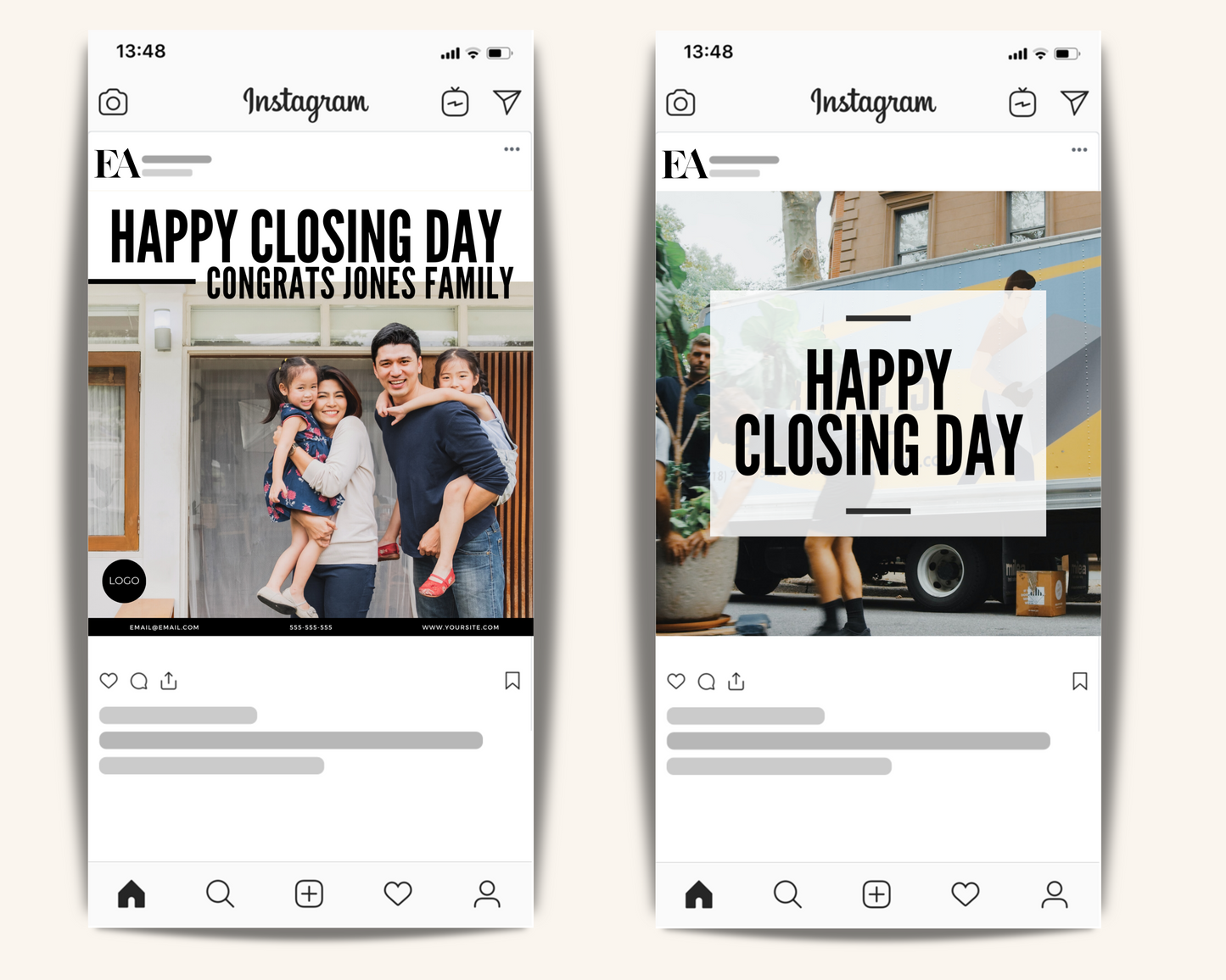 Real Estate Template – Closing Day Social Post