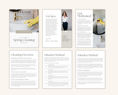 Spring Cleaning Checklist - Peaceful Brand Style