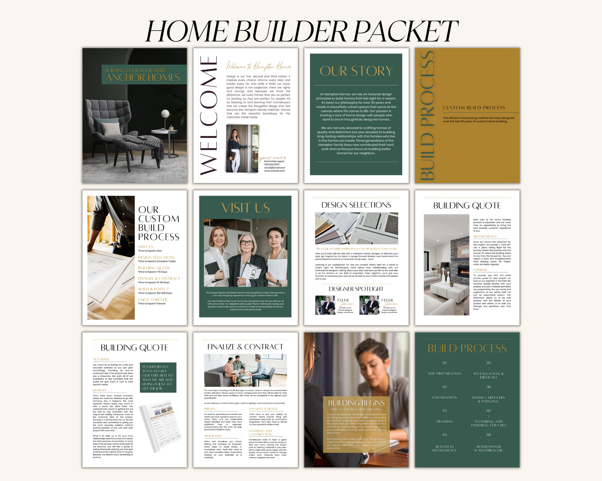 Builders Program Template Home Builder & New Construction Bundle Real Estate Template - Exclusiv ...
