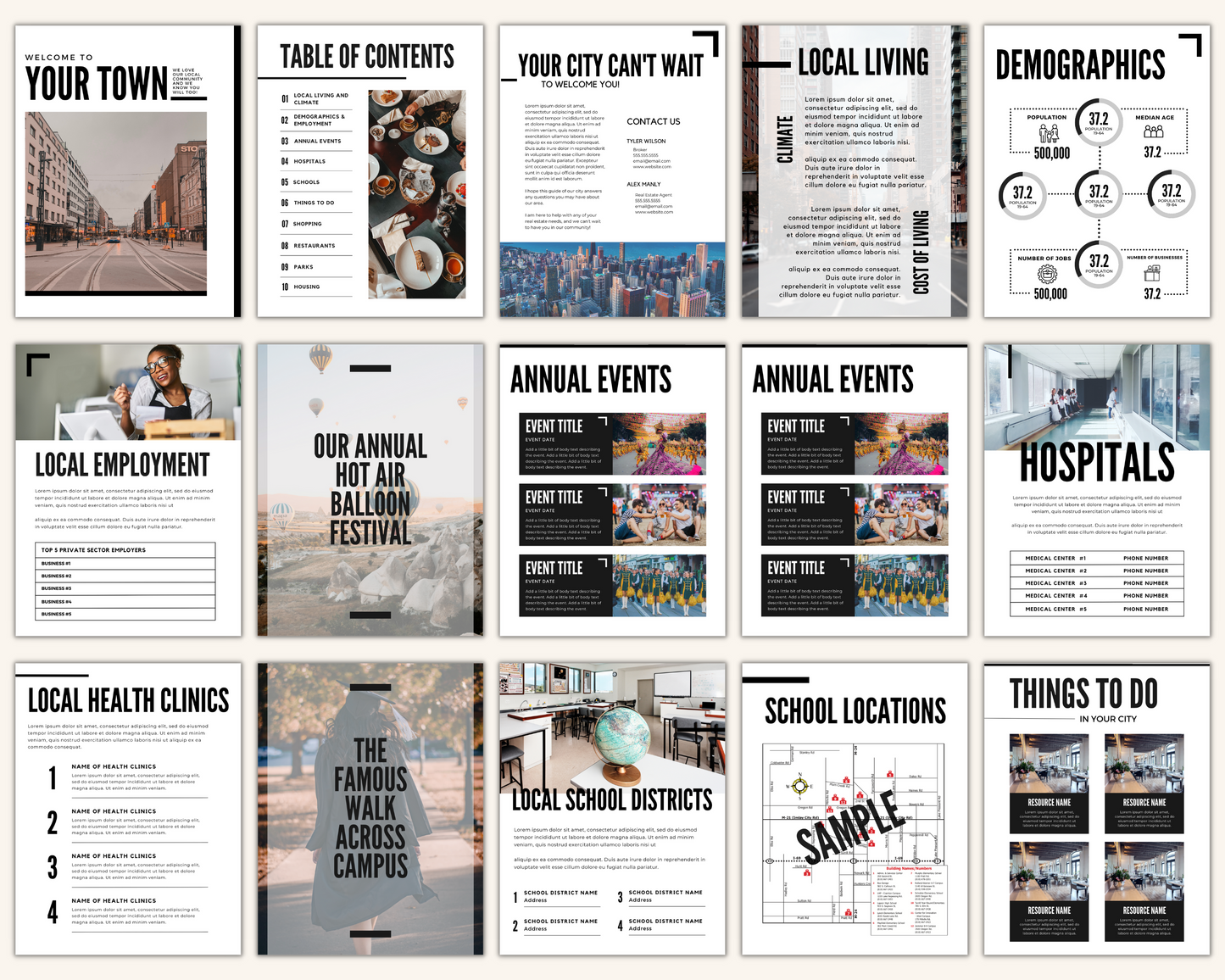 Real Estate Template for Community Guide Real Estate Opt-in Template for Real Estate Community Guide Printable Template