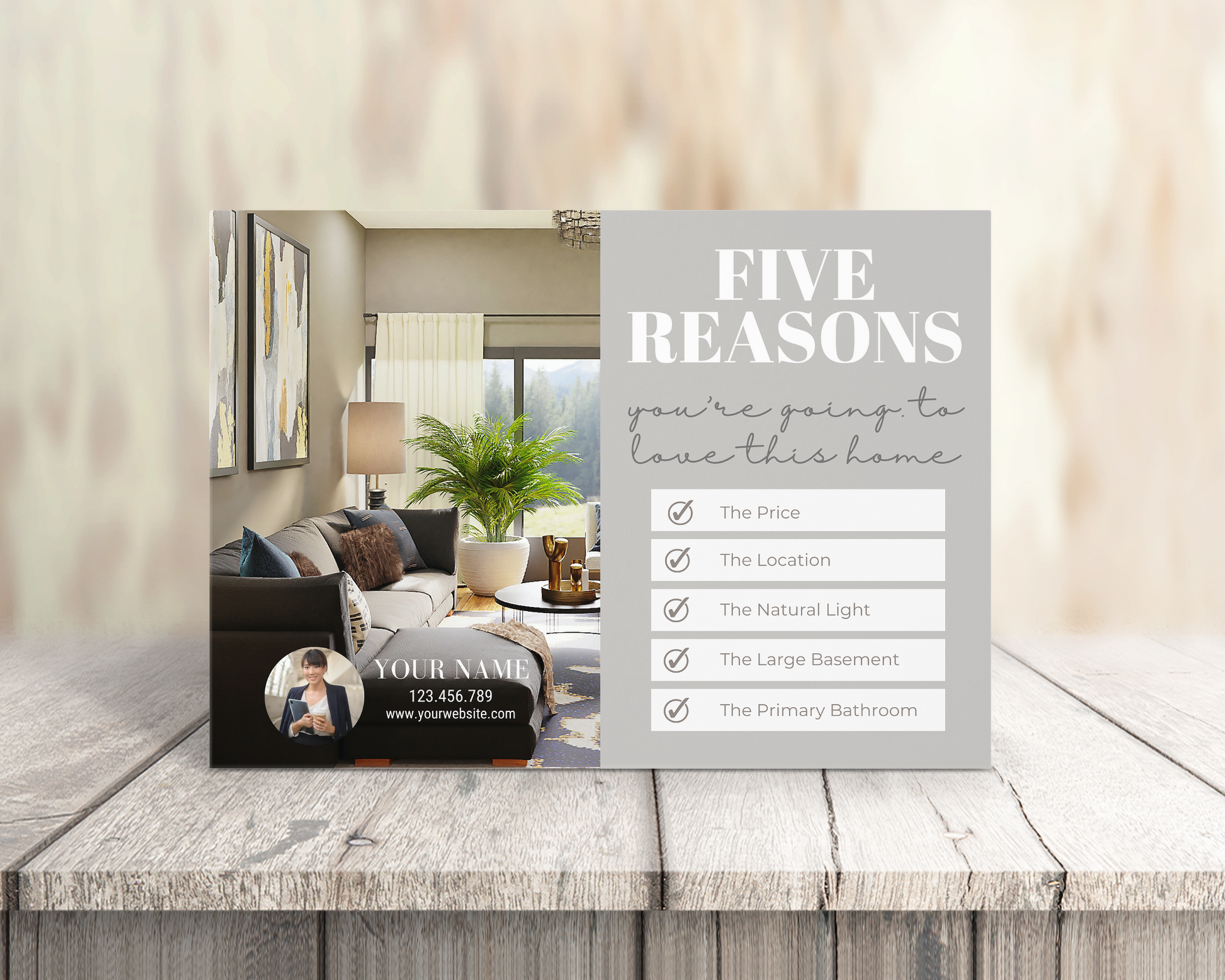 Real Estate Template – Real Estate Postcard 1 - Just Listed