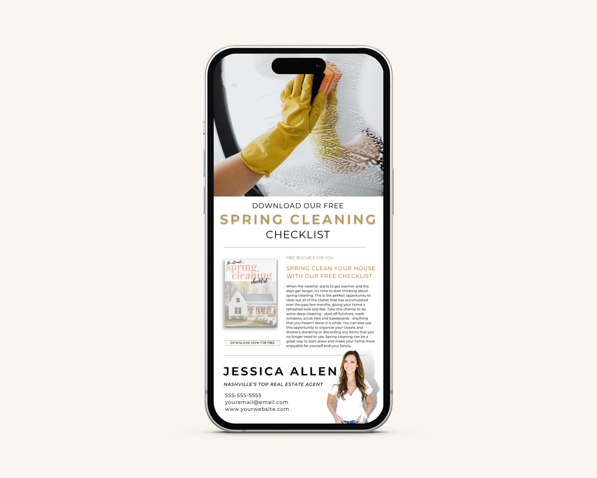 Spring Clean Up Email Spring Cleaning Email - Real Estate Template – Elevated Agent