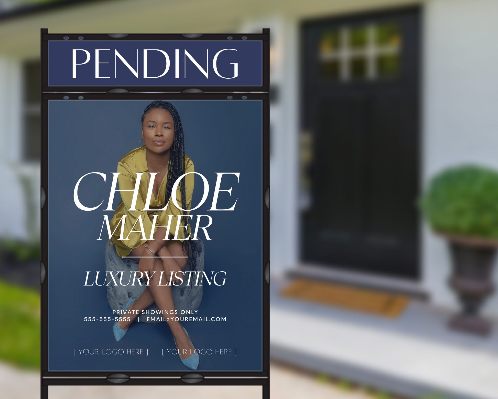Your clients will be sure to remember you every time they see your professional real estate yard sign. So, what are you waiting for? Start customizing your realtor yard sign template today and watch your business grow!