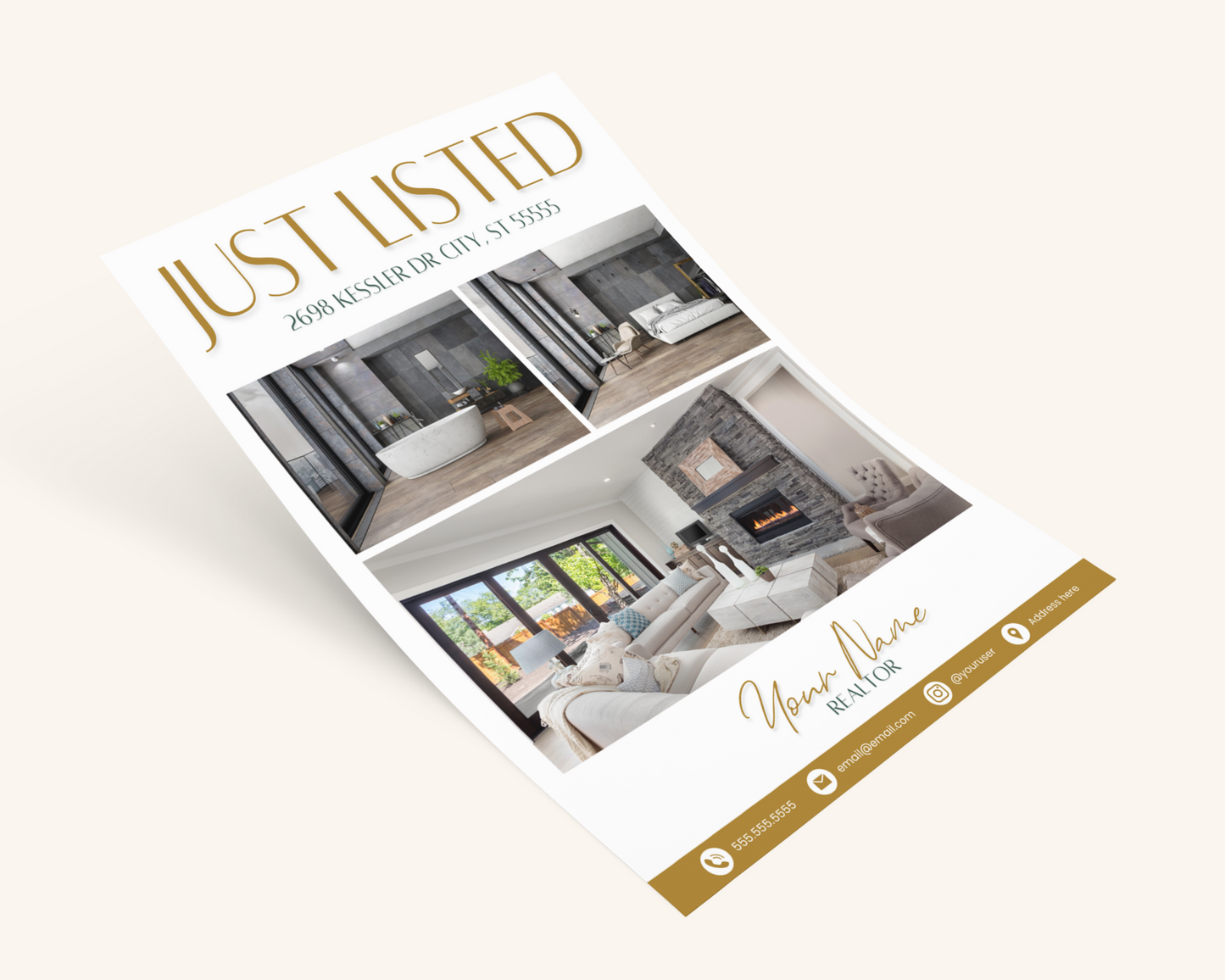 Real Estate Template – Exclusive Listing Flyer