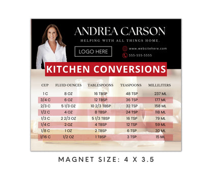 Real Estate Template – Promo Magnet with Kitchen Conversions 9