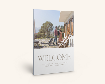 Real Estate Template – Peaceful Airbnb Welcome Book