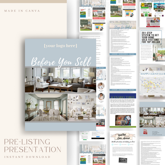 Pre-Listing Presentation Packet - Luxe
