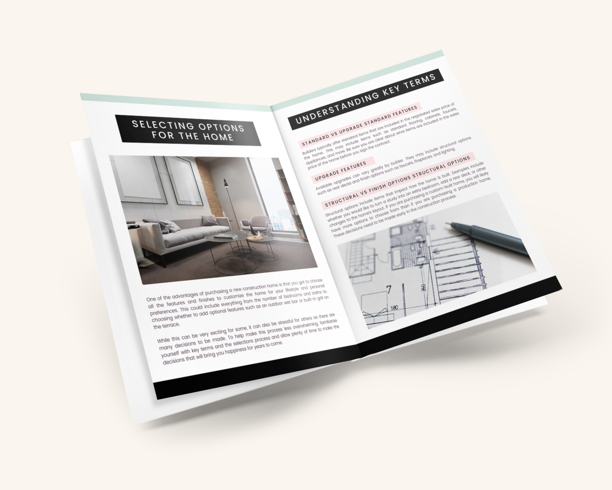 New Construction Guide Real Estate Template Playful Brand Style