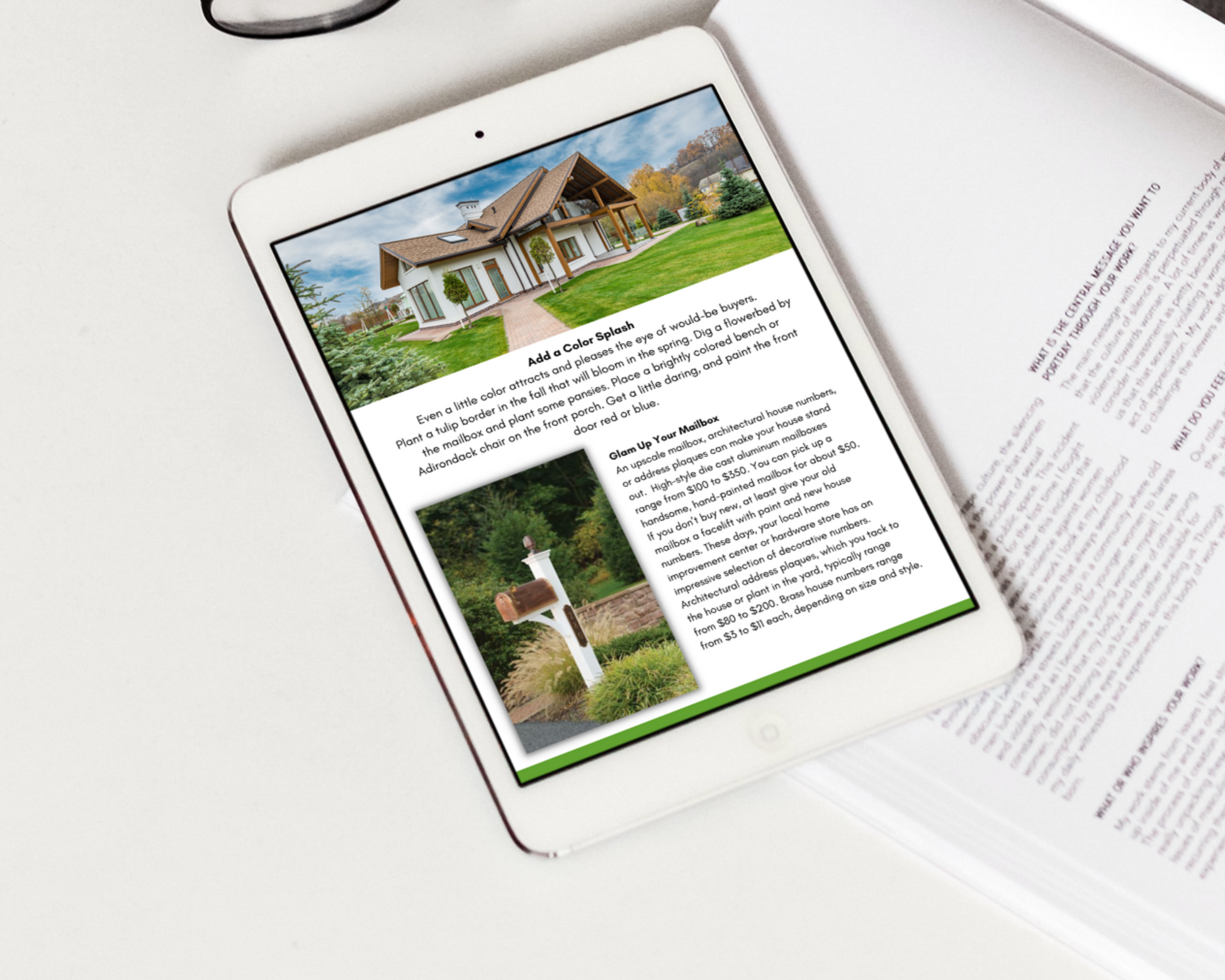 Real Estate Template – Curb Appeal Workbook
