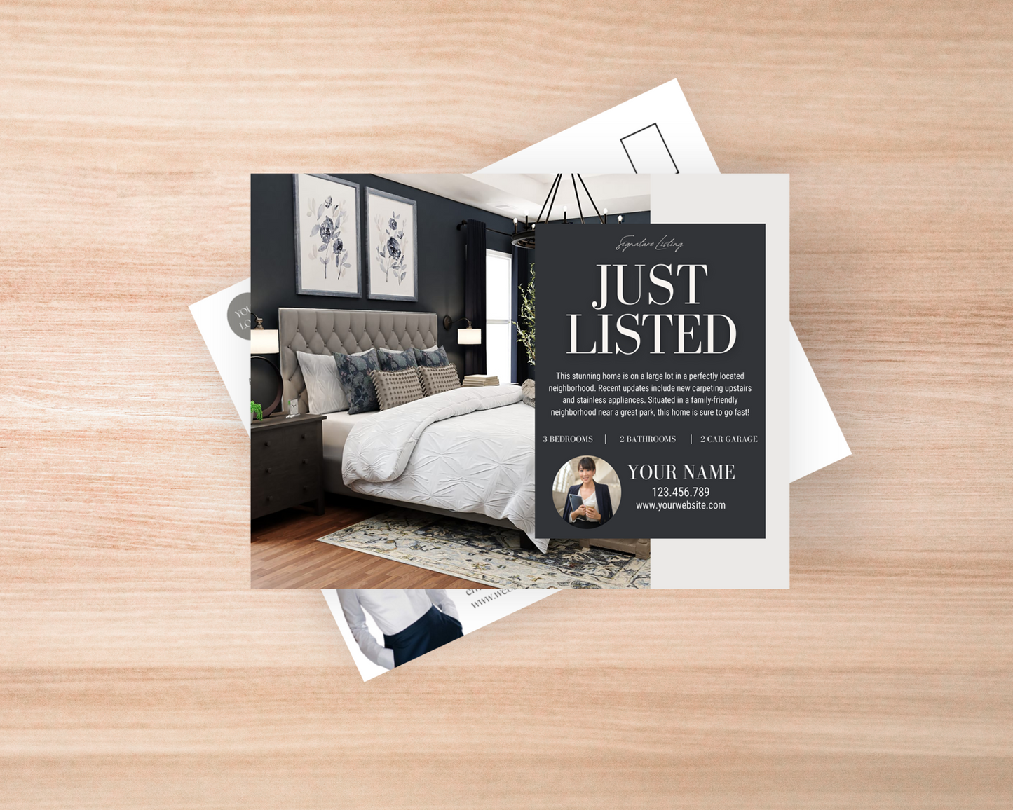 Real Estate Template – Real Estate Postcard 3 - Just Listed