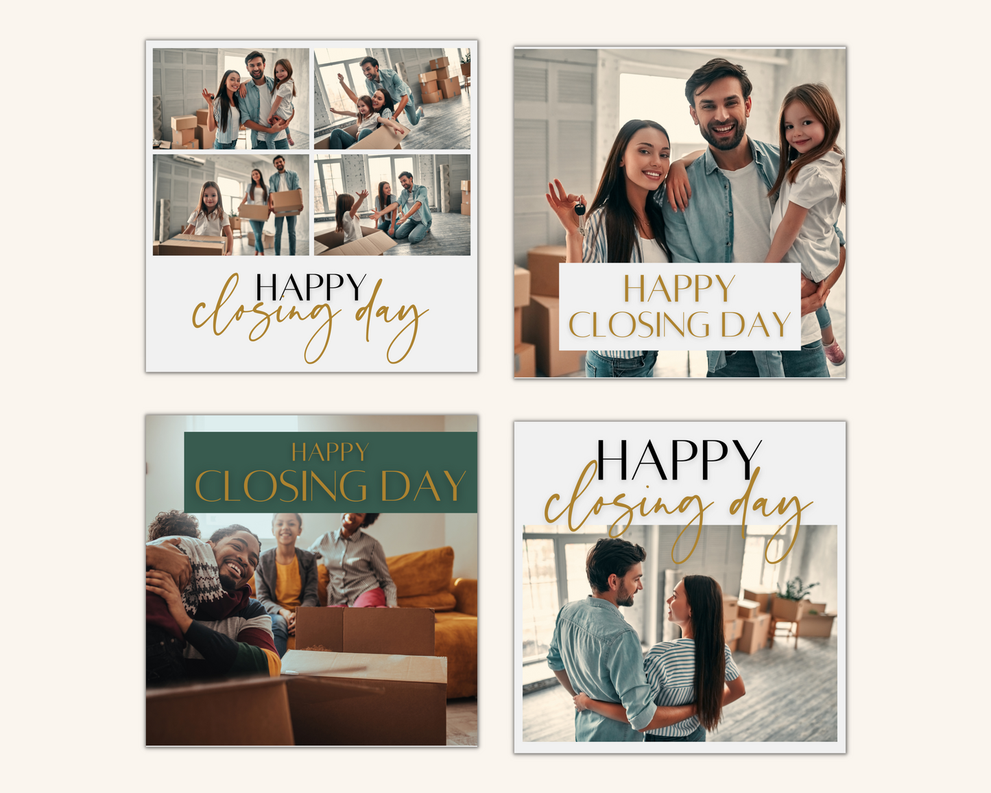 Real Estate Template – Happy Closing Day Social Media Posts