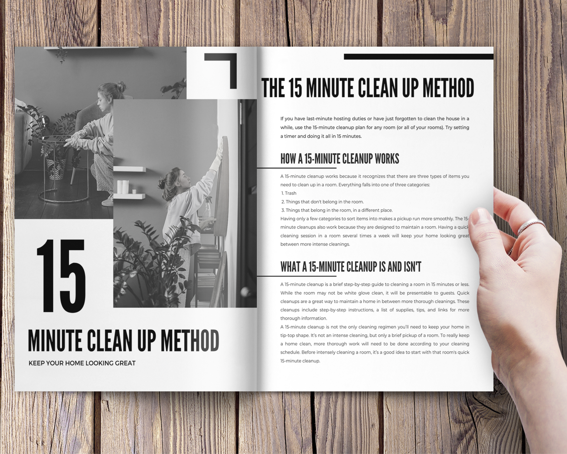 Real Estate Template – Minimal Spring Cleanings Guide