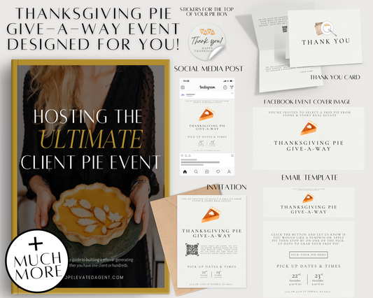 Real Estate Referral Event - Thanksgiving Pie Give-A-Way