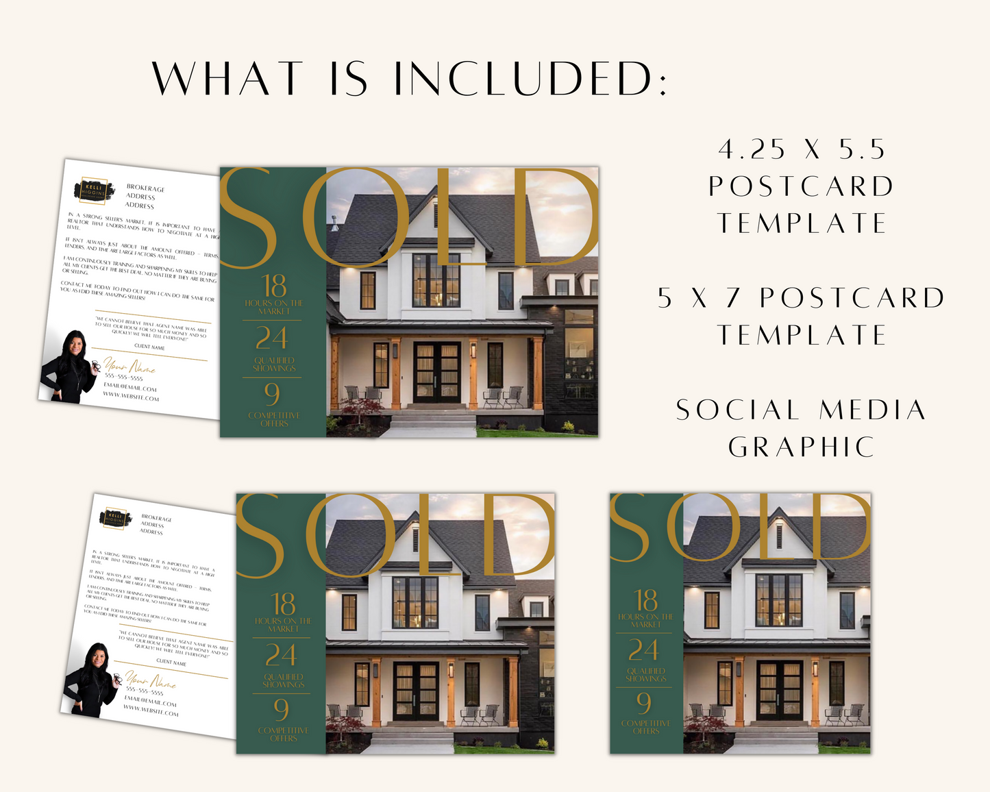 Real Estate Template – Just Sold Postcard - Exclusive Brand Style