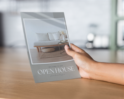 Real Estate Template – Peaceful Open House Welcome Sign