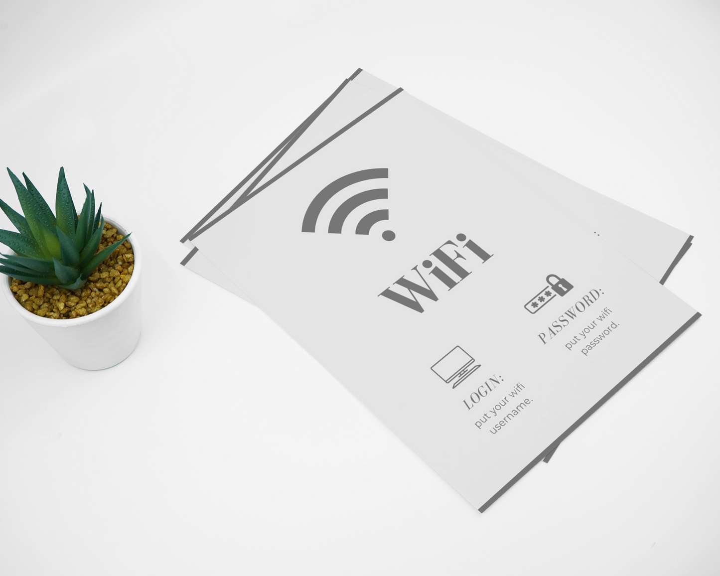 Real Estate Template – Airbnb Wifi Sign 1